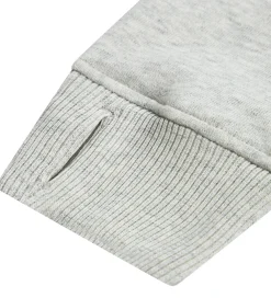 Hættetrøje - Lysegråmeleret m. Print|Abercrombie & Fitch