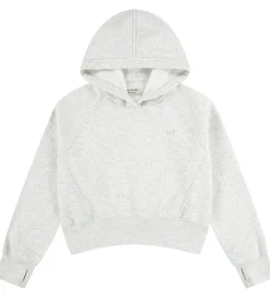 Hættetrøje - Lysegråmeleret|Abercrombie & Fitch Clearance