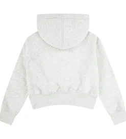 Hættetrøje - Lysegråmeleret|Abercrombie & Fitch Clearance