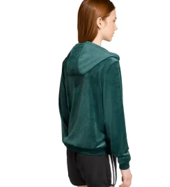 Cardigan - Velour - Aurora Ivy/Hvid|adidas Originals Best