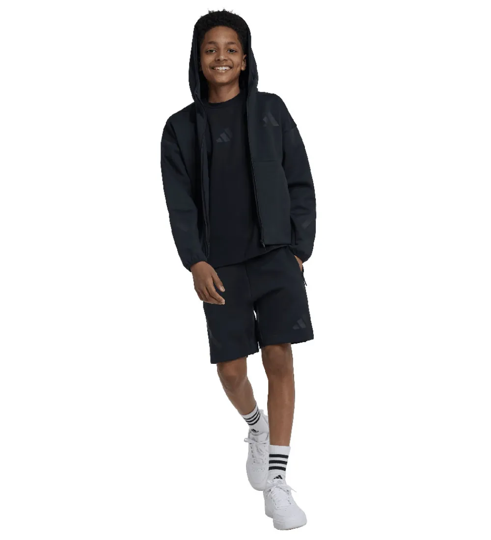 Cardigan - J Z.N.E.FZ - Sort|adidas Performance Hot