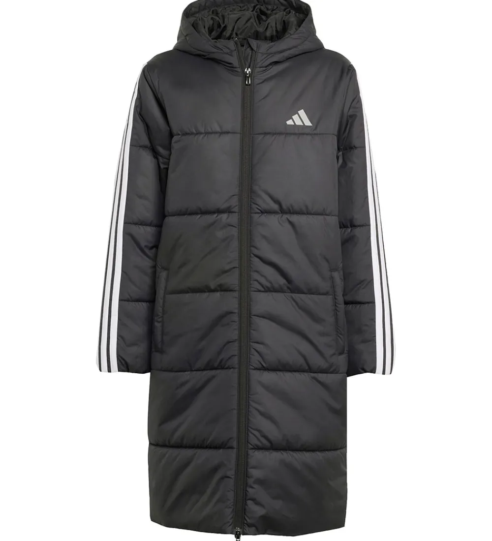 Dynefrakke - J Long Coat - Sort/Hvid|adidas Performance Online