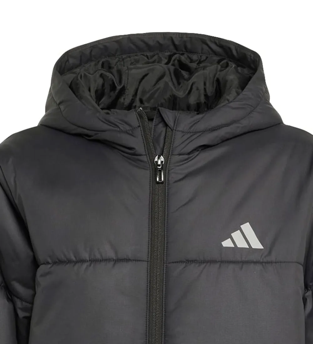 Dynefrakke - J Long Coat - Sort/Hvid|adidas Performance Online