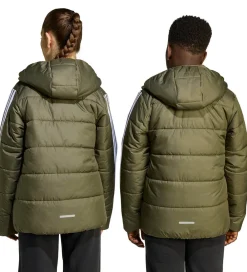 Dynejakke - J Ess 3S - Olistr/Black|adidas Performance Outlet