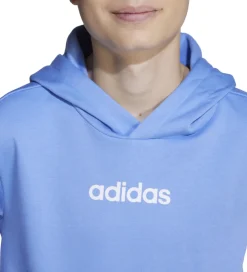 Hættetrøje - J LIN FL HD - Blufus/White|adidas Performance Discount