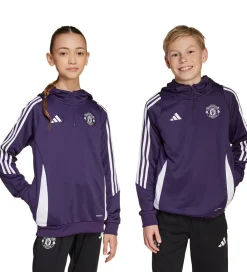 Hættetrøje - Manchester United - Aurplu/White|adidas Performance Sale
