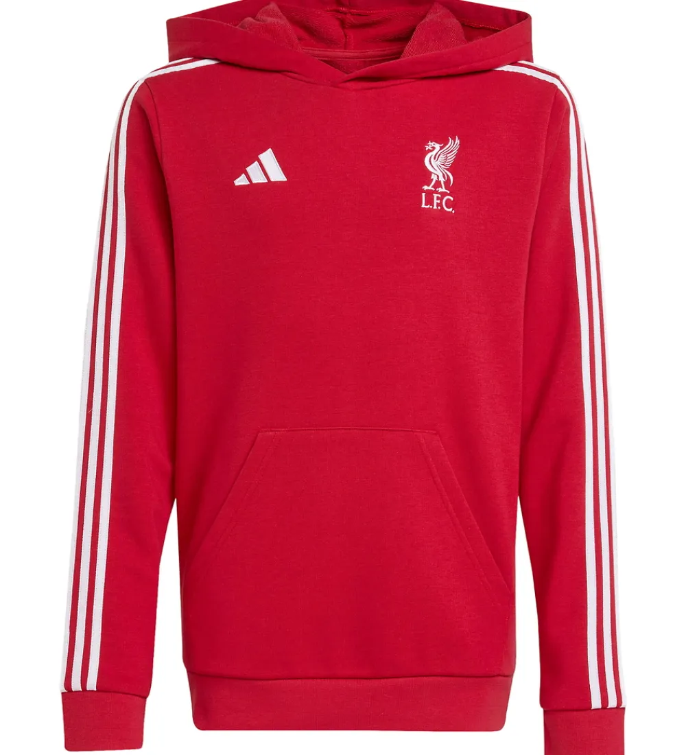 Hættetrøje - Liverpool FC - Strawberry Red|adidas Performance New