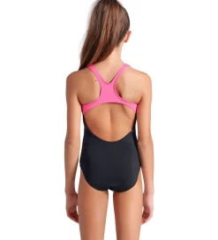 Badedragt - Poseidonia - Sort/Pink|Arena