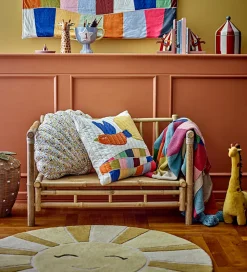 Gulvtæppe - 110 cm - Sun - Uld - Gul|Bloomingville Clearance