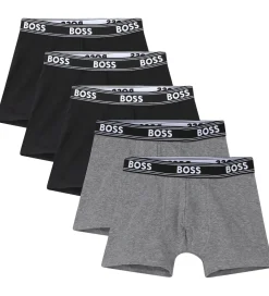 Boxershorts - 5-pak - Sort/Gråmeleret|BOSS Hot