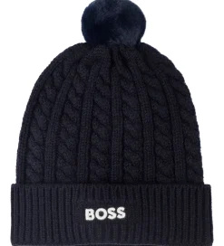 Hue - Strik - Navy m. Kvast|BOSS Sale