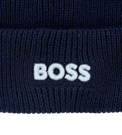 Hue - Strik - Navy m. Kvast|BOSS Discount
