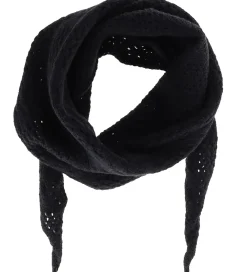 Tørklæde - Strik - Tonje - 110x28 cm - Sort|By Stær Outlet