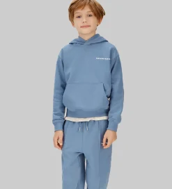 Hættetrøje - Relaxed - Satin Blue|Calvin Klein Outlet
