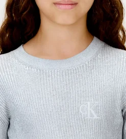 Kjole - Rib - Silvergrey|Calvin Klein Online