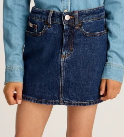 Nederdel - Denim Mini - Authentic Rinse|Calvin Klein Discount