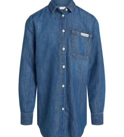 Skjorte - Denim - Mid Serenity Blue|Calvin Klein Online