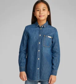 Skjorte - Denim - Mid Serenity Blue|Calvin Klein Online