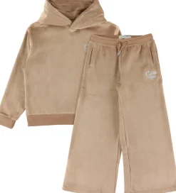 Sæt - Hættetrøje/Bukser - Fløjl - Woodsmoke|Calvin Klein Sale