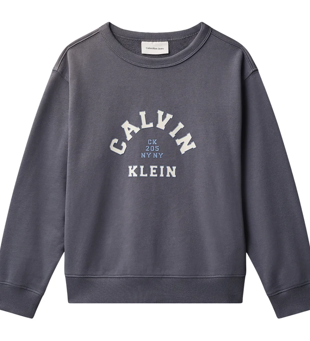 Sweatshirt - Varsity - Coal Grey|Calvin Klein