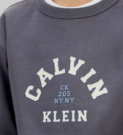 Sweatshirt - Varsity - Coal Grey|Calvin Klein