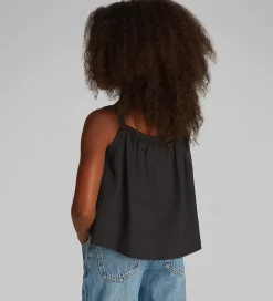 Top - Rib - Crinkle Strap - Ck Black|Calvin Klein