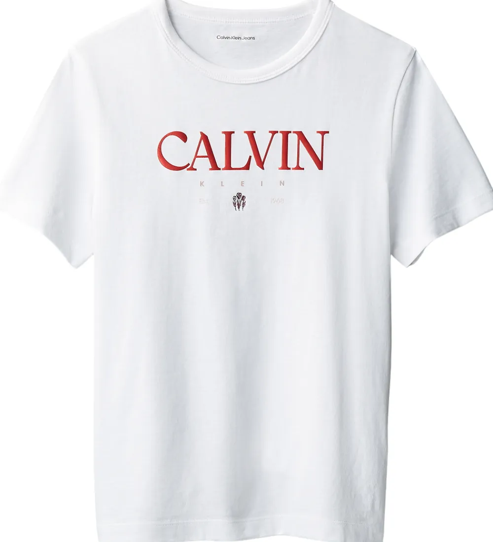 T-shirt - Bright White|Calvin Klein Discount