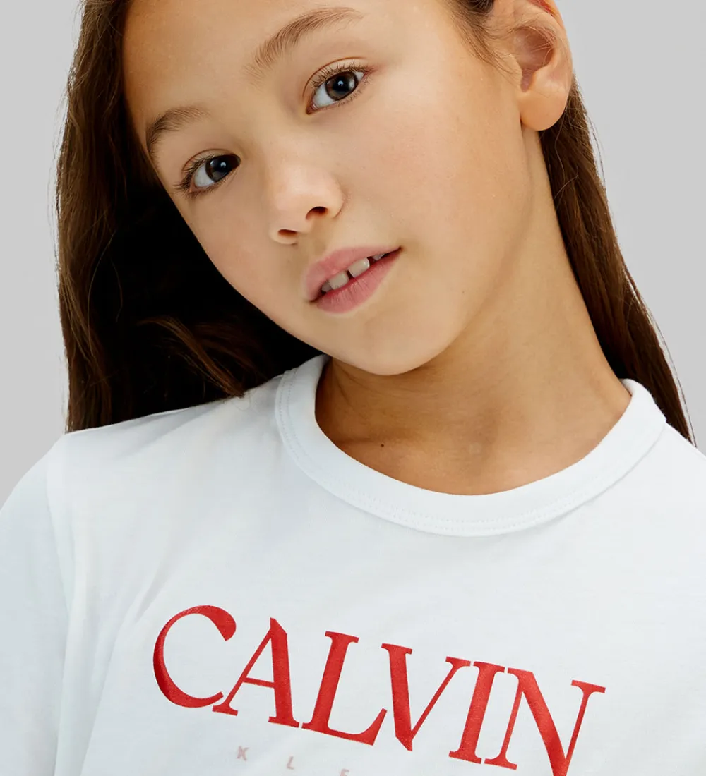 T-shirt - Bright White|Calvin Klein Discount