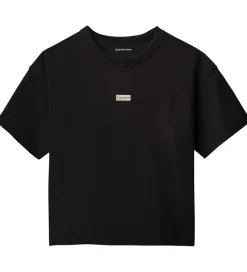 T-shirt - Folded Logo Label - CKBlack|Calvin Klein Sale
