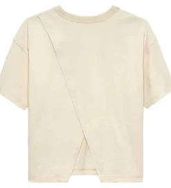 T-shirt - Folded Logo Label - White Gray|Calvin Klein Hot