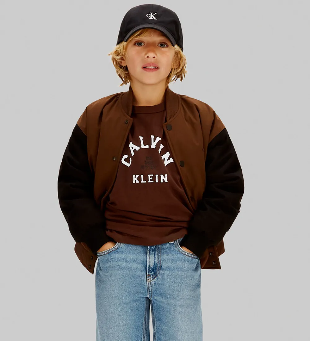 T-shirt - Legacy Brown|Calvin Klein New