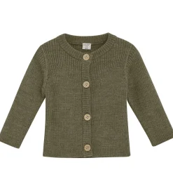 Cardigan - Uld - Dusky Green|CeLaVi Clearance