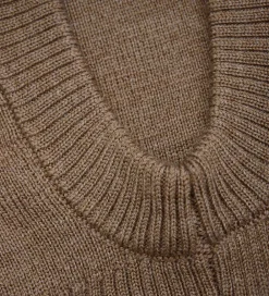 Elefanthue - 1-lags - Uld - Cocoa Creme|CeLaVi Outlet