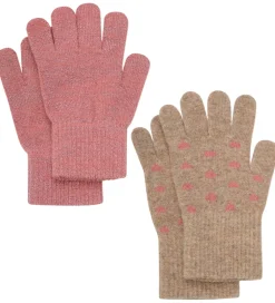 Handsker - Uld/Nylon - 2-pak - Brick Dust|CeLaVi Clearance