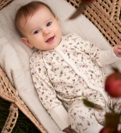 Heldragt - Uld - Marron m. Blomster|CeLaVi Online