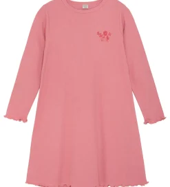 Natkjole - Rib - Powder Pink|CeLaVi Online