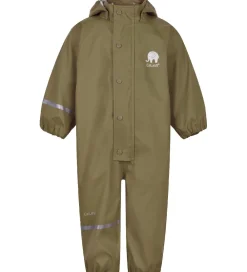 Regndragt - PU - Khaki|CeLaVi Outlet