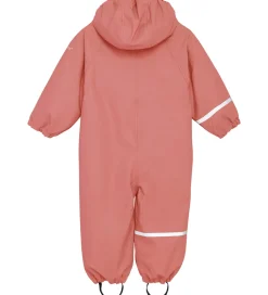 Regndragt m. Fleece - PU - Brick Dust|CeLaVi New