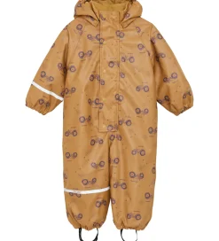 Regndragt m. Fleece - PU - Apple Cinnamon m. Print|CeLaVi Hot