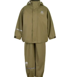 Regntøj - PU - Khaki|CeLaVi Outlet