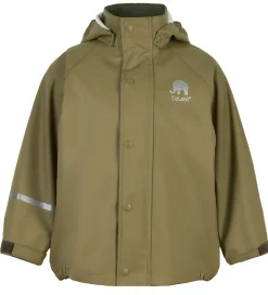 Regntøj - PU - Khaki|CeLaVi Outlet