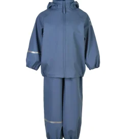 Regntøj m. Seler - PU - China Blue|CeLaVi Hot