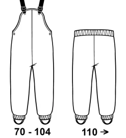 Regntøj m. Seler - PU - China Blue|CeLaVi Hot