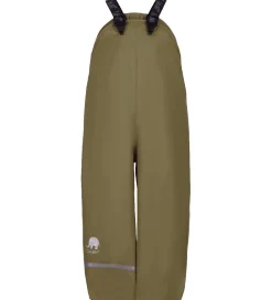 Regntøj m. Seler - PU - Khaki|CeLaVi New