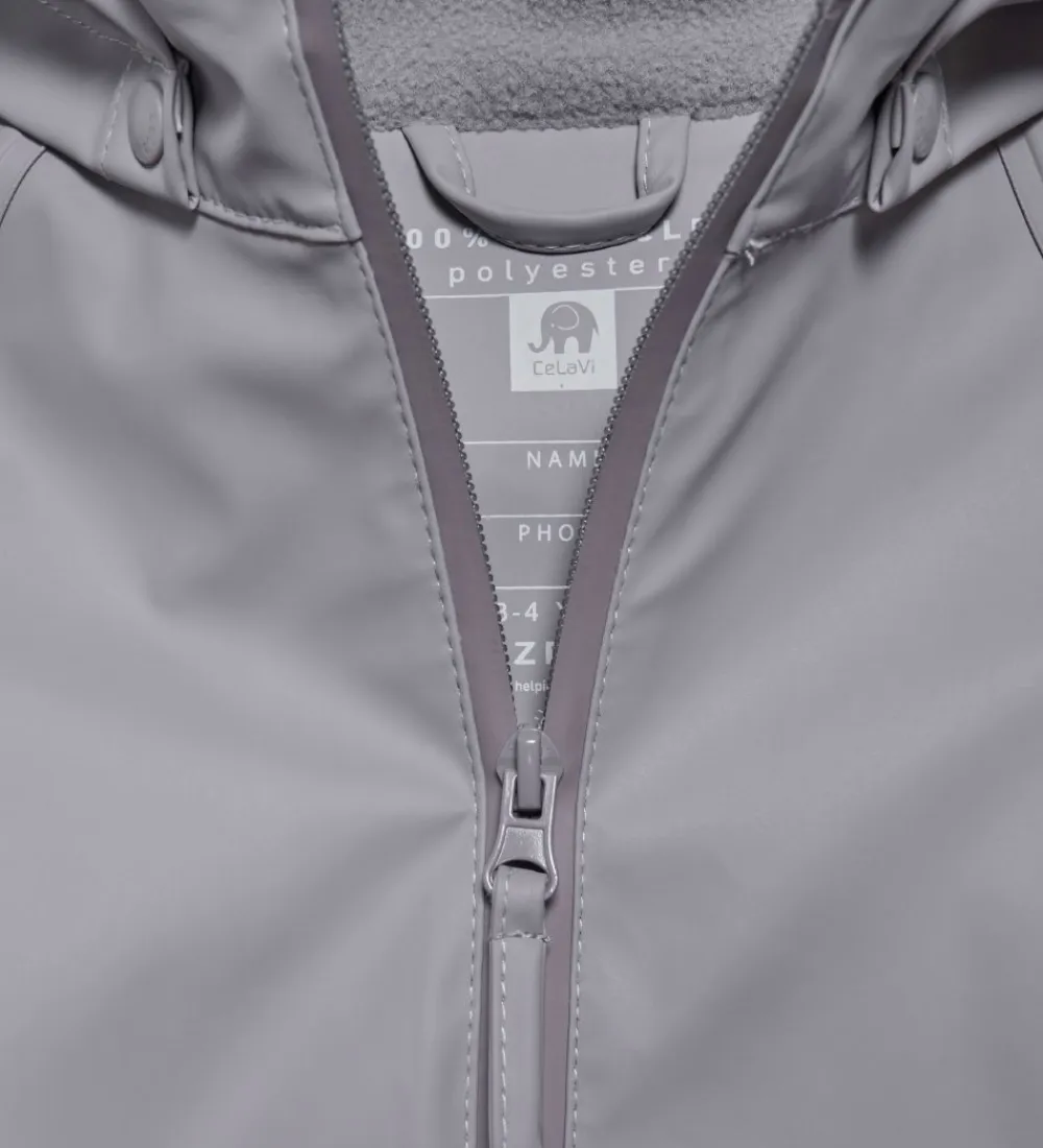 Regntøj m. Seler - PU - Gull|CeLaVi Online