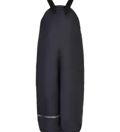 Regntøj m. Seler - PU - Dark Navy m. Elefanter|CeLaVi New