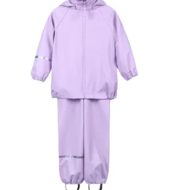 Regntøj m. Seler - Recycled PU - Purple Rose|CeLaVi Discount