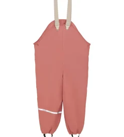 Regntøj m. Seler/Fleece - Recycle PU - Brick Dust m. Prin|CeLaVi New