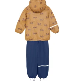 Regntøj m. Seler/Fleece - Recycle PU - Apple Cinnamon m.|CeLaVi Discount