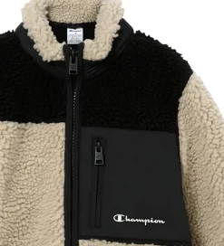 Fleecejakke - Neutral Chino Beige m. Sort|Champion Best